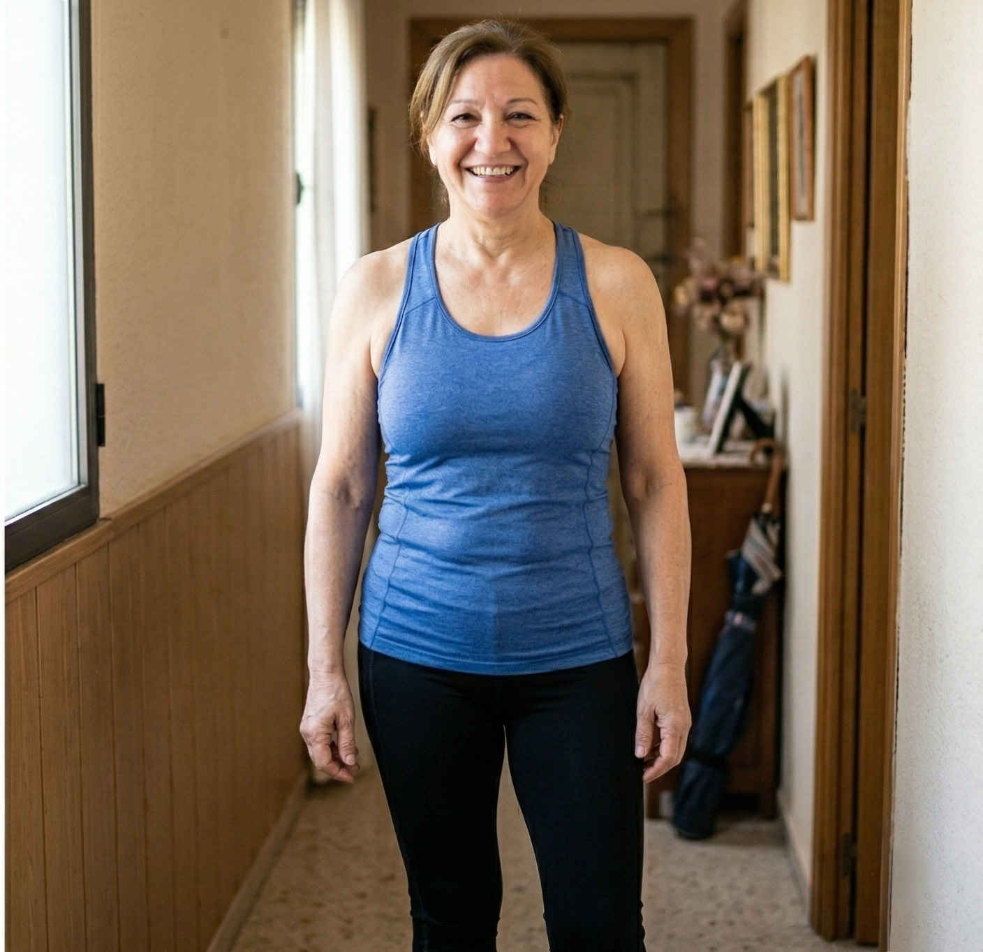 Ana despues de 6 meses de entrenamiento personalizado