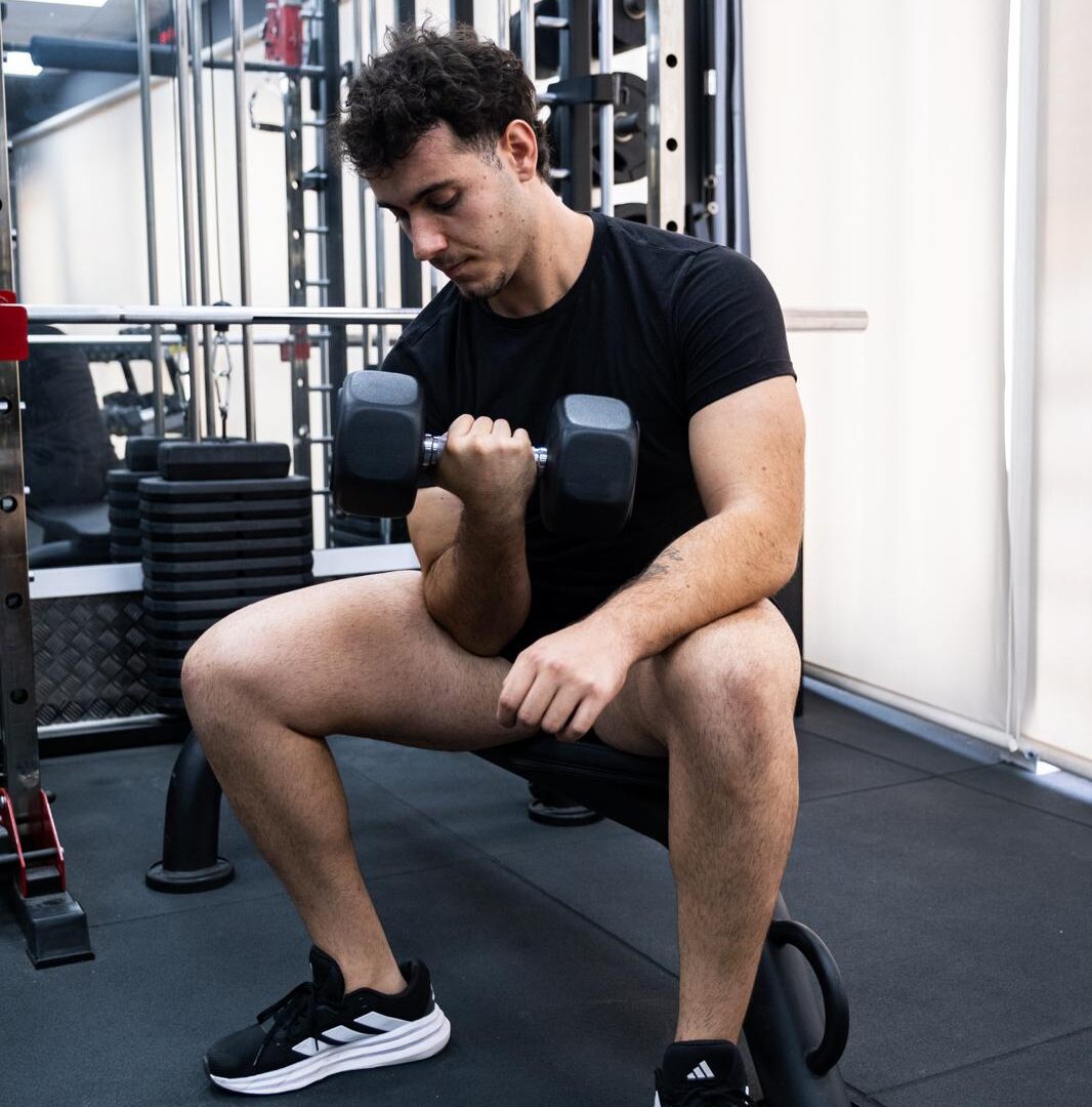 Trabajo con mancuerna